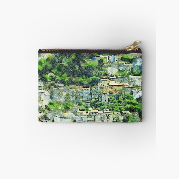 Item preview, Buildings of the village on the hill among the trees designed and sold by Giuseppe Cocco.