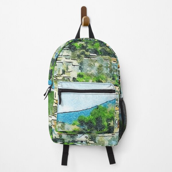 Item preview, Buildings of the village on the hill among the trees designed and sold by Giuseppe Cocco.