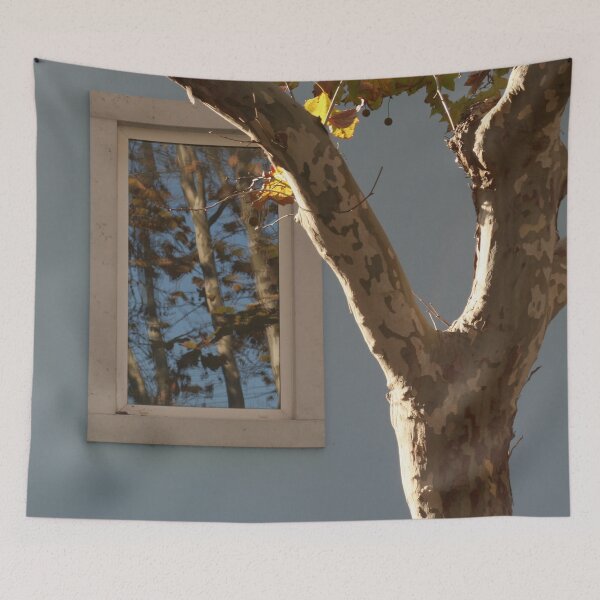 Item preview, Mirrored plane tree in autumn designed and sold by Anna Lemos.