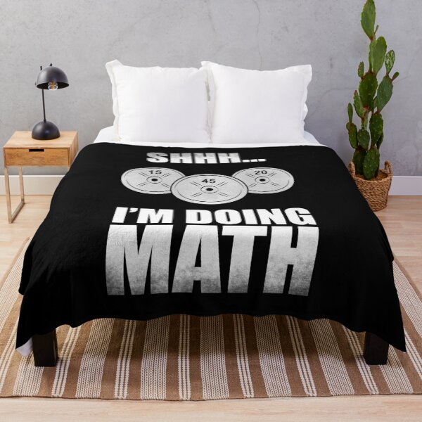 Item preview, Shhh I'm Doing Math - Funny Weightlifting designed and sold by motivationaltee.