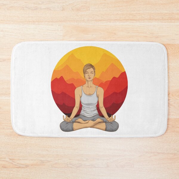Item preview, Meditation Sticker designed and sold by More than Myriad.