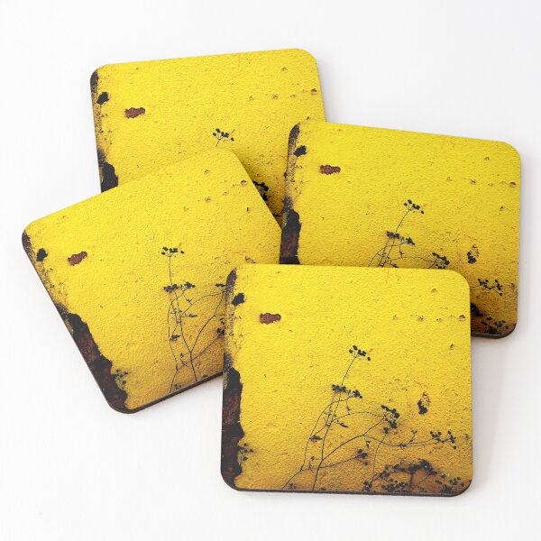 Item preview, Yellow Wall and Flowers designed and sold by Anna Lemos.