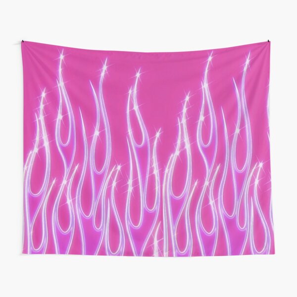 pink cow print Tapestry for Sale by sqftv