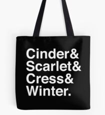 Cinder & Scarlet & Cress & Winter. (invers) Tasche