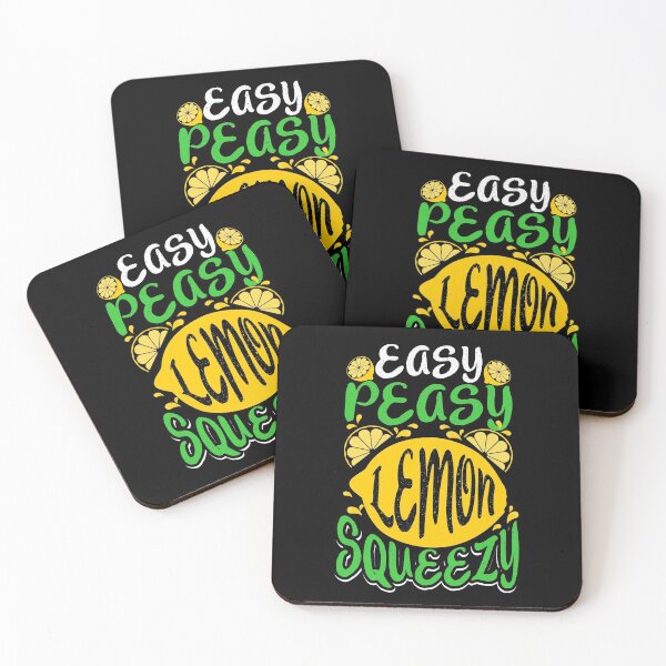 Item preview, Easy Peasy Lemon Squeezy Cute Funny Saying designed and sold by Delightfully Cynical.