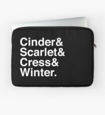 Cinder & Scarlet & Cress & Winter. (invers) Laptoptasche