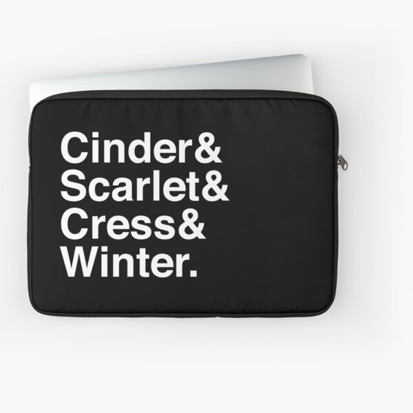 Cinder & Scarlet & Cress & Winter. (inverse) Laptop Sleeve