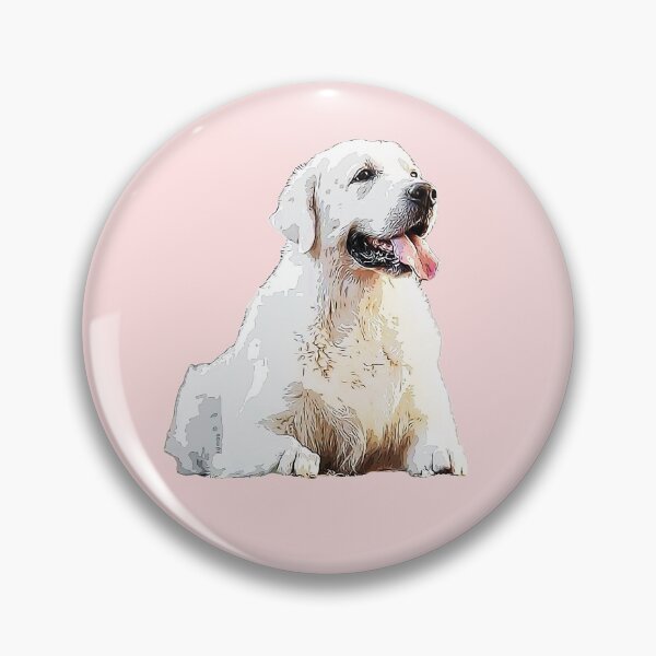Item preview, Golden Retriever White Puppy Dog  designed and sold by ElegantCat.