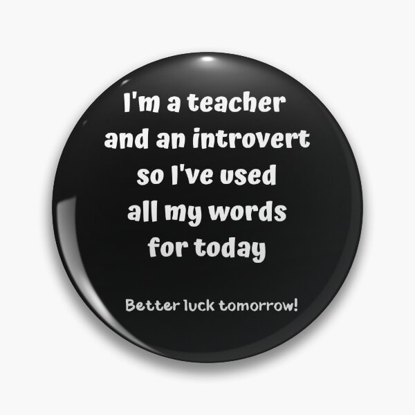 Item preview, Introverted Teacher Life designed and sold by TMIstories.