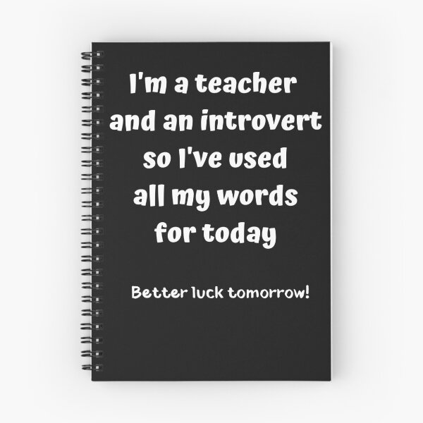 Item preview, Introverted Teacher Life designed and sold by TMIstories.