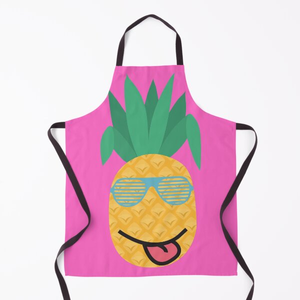 Item preview, Cute Smiling Pineapple with Sunglasses (Pink Background) designed and sold by AJ505.