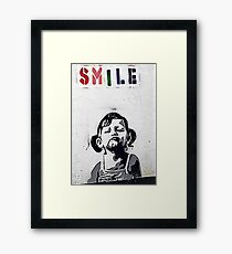 Banksy Poster. Framed Print