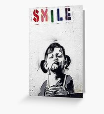Banksy Poster. Greeting Card