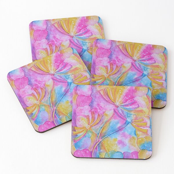 Item preview, Rainbow floral  designed and sold by AllTangledUp.