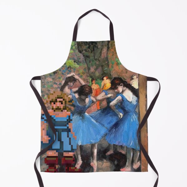 Item preview, Guybrush dancer in blue (Monkey Island X Degas) - Clothing, gadgets & face masks designed and sold by spegnilcomputer.