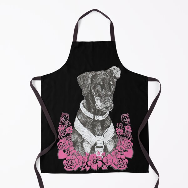 Item preview, Doberman Rosie Floral designed and sold by Eva Dobie Arts.