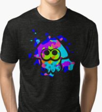 Splatoon Squid Tri-blend T-Shirt