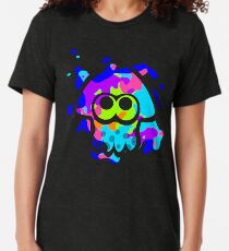 Camiseta de tejido mixto Splatoon Squid