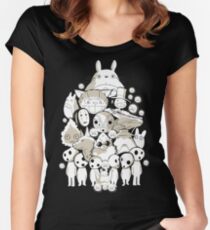 My neighborhood friends Women's Fitted Scoop T-Shirt