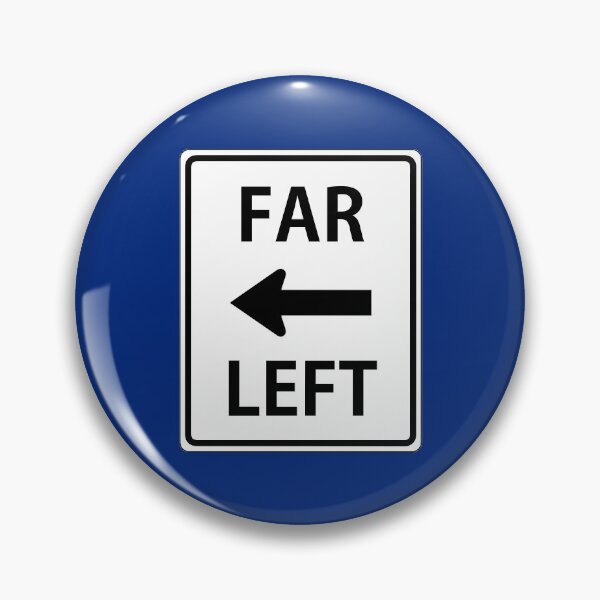 Item preview, Keep Left for Radical Far Left Liberals designed and sold by Huhnerdieb Apparel.