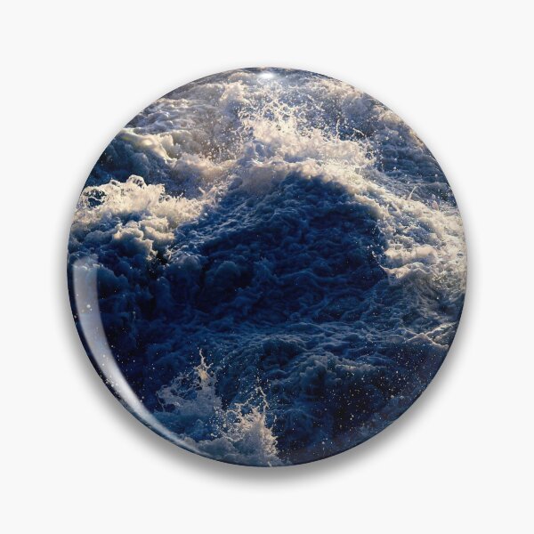 Item preview, Big beautiful crashing blue waves Ocean Design designed and sold by Marguerite Faure.