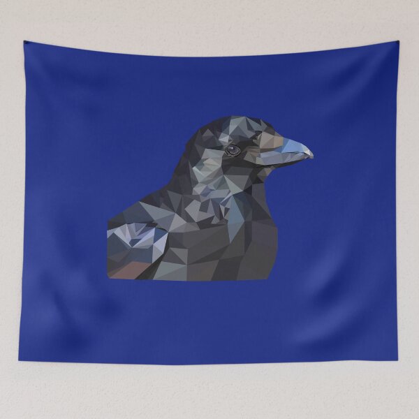 Item preview, Polígono Arte Cuervo Odin Mitología Hugin Munin Vikingos designed and sold by DerNerd.