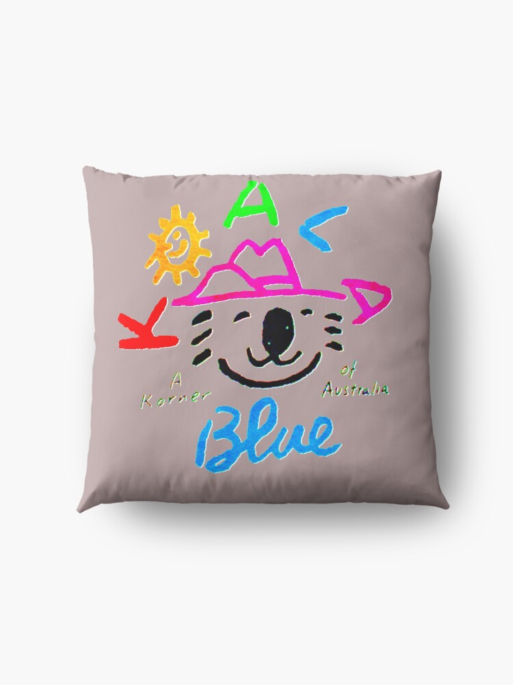 Alternate view of Koala Blue Olivia Newton-John Floor Pillow