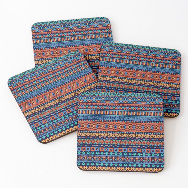 Item preview, Colorful Aztec Tribal Striped Pattern designed and sold by S-H-Designs.
