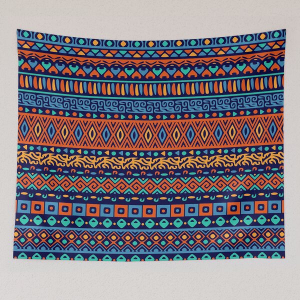 Item preview, Colorful Aztec Tribal Striped Pattern designed and sold by S-H-Designs.