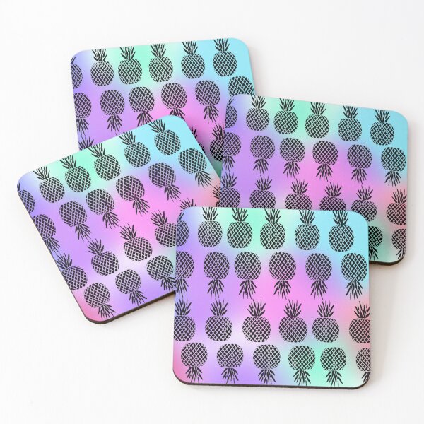 Item preview, Pineapple art pattern - Tropical Summer Vibe designed and sold by SunsetApple.