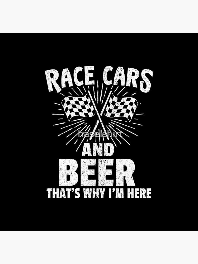 Thumbnail 4 of 4, Clock, Race Cars and Beer Drag Racing Sports Alcohol Drink designed and sold by haselshirt.