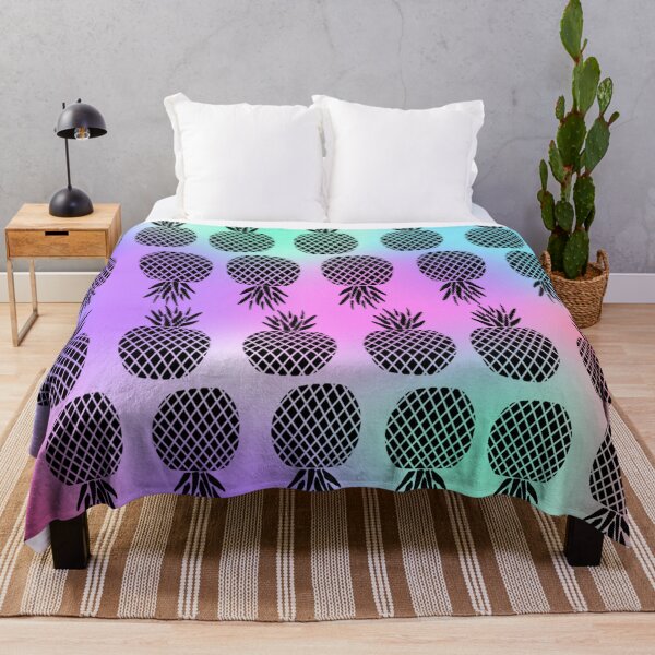 Item preview, Pineapple art pattern - Tropical Summer Vibe designed and sold by SunsetApple.
