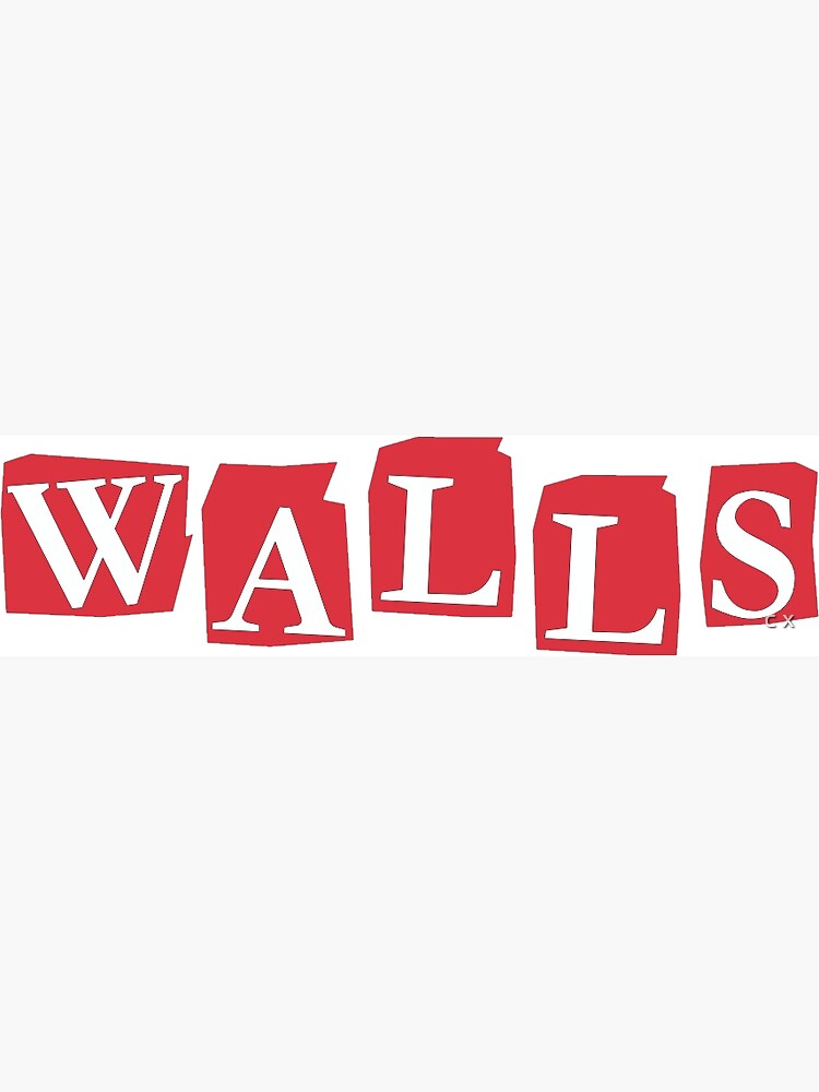 Copy of LOUIS TOMLINSON - WALLS (RED Magnet for Sale by CARLS :)
