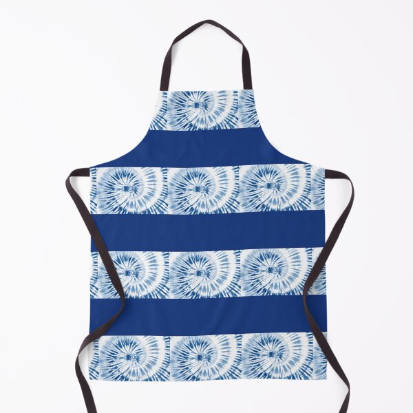 Item preview, Denim Blue and White Spiral Tie Dye Print designed and sold by cgroenewald.