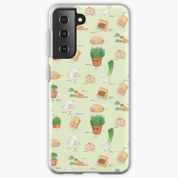 Veggie burger ingredients Samsung Galaxy Soft Case
