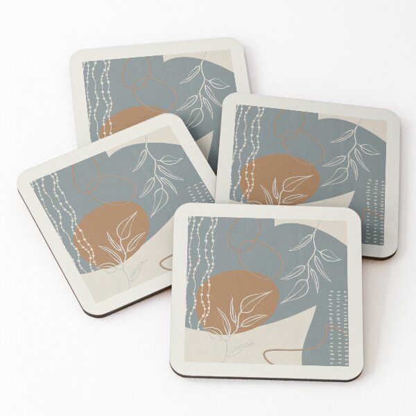Item preview, Abstract - Neutral Meeting Point 1 in Sea Blue designed and sold by simplydesignart.
