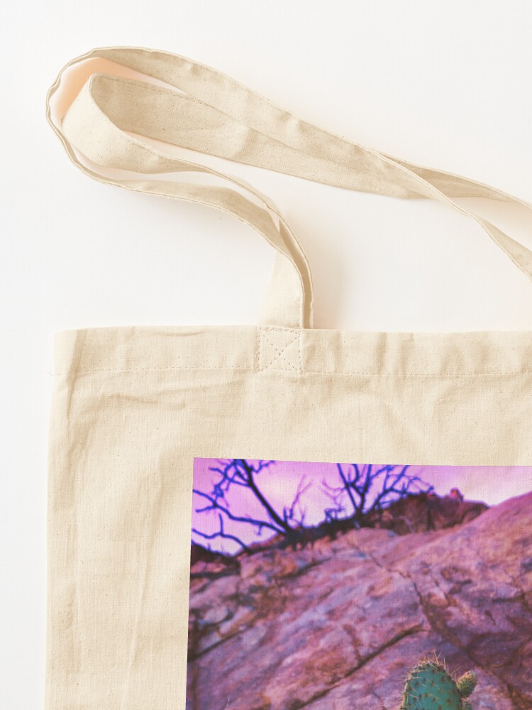 Alternate view of Prickly Purple Passion Tote Bag