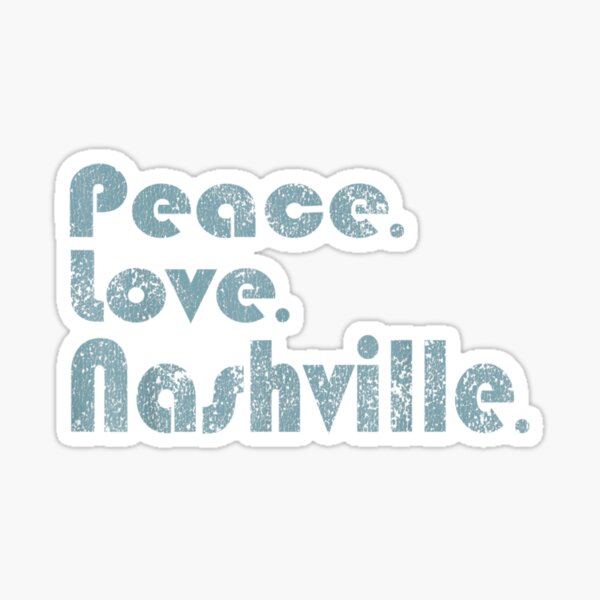 Artikel-Vorschau von Trendy Retro Friedensliebe Nashville, designt und verkauft von DaireShitrig.