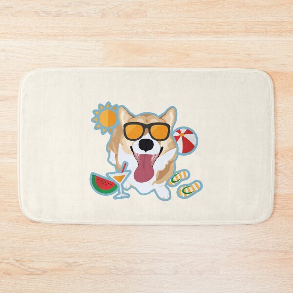 Item preview, Happy Corgi - Summer designed and sold by MaplewoodMerch.
