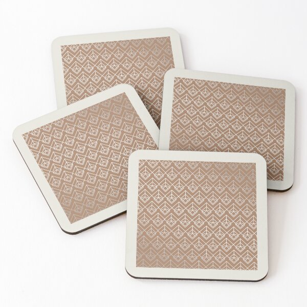 Item preview, Modern Geometric Diamond Arrow Pattern in Cinnamon designed and sold by simplydesignart.