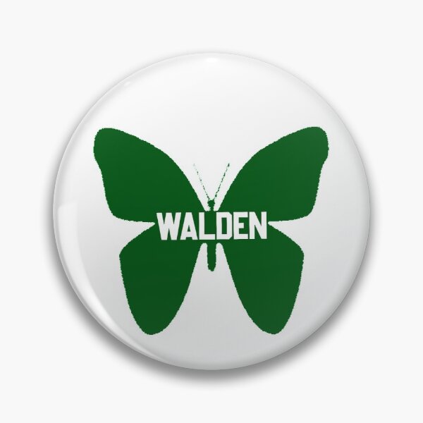 Item preview, UPDATED Walden Camp Letters Inside Green Monarch Butterfly designed and sold by byemma.