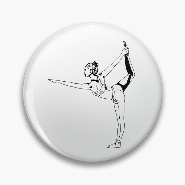 Item preview, Yoga, Standing Bow Pulling Pose designed and sold by BearMa.