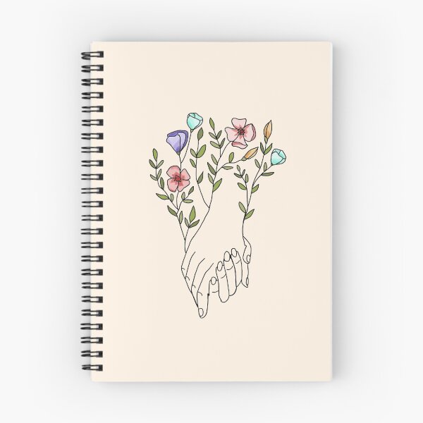 Item preview, Floral hand outline designed and sold by alexispiette.