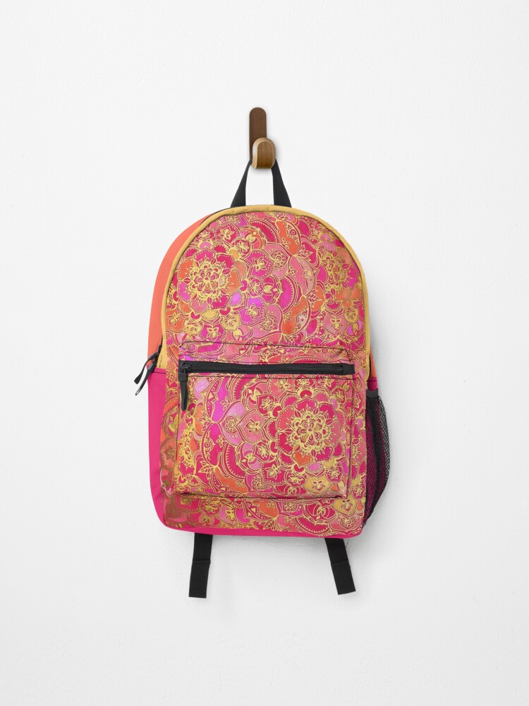 hot pink backpack