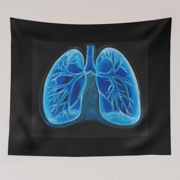 Item preview, Human blue glowing lungs. designed and sold by Colibri77.