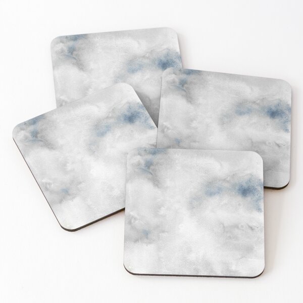 Item preview, Dreamy grey fluid watercolor pattern  designed and sold by KatieDiamondArt.