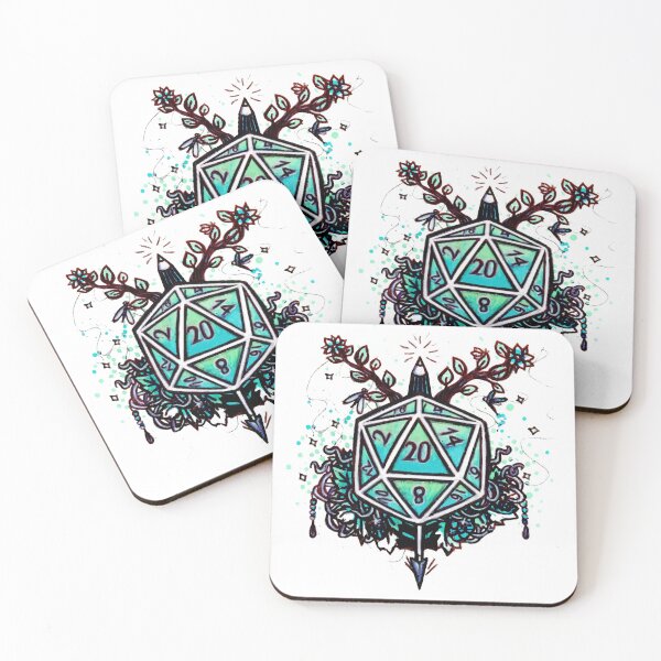 Item preview, Druid dice designed and sold by Lea Rothgänger.