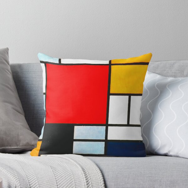 Artikelvorschau, Piet Mondrian - Komposition mit großem roten Flugzeug (digital verbessert) entworfen und verkauft von Mr. Gattax.