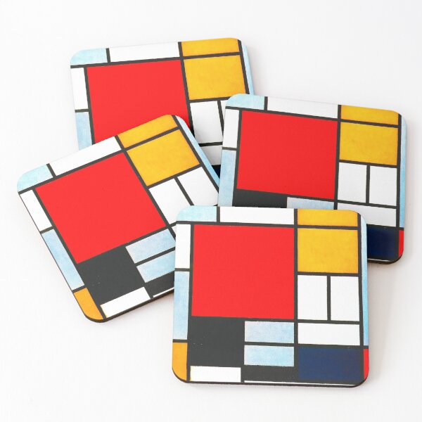 Item preview, Piet Mondrian - Composition With Large Red Plane (Digitally Enhanced) designed and sold by Mr. Gattax.