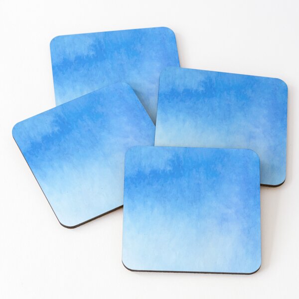 Item preview, Blue watercolor background. Abstract hand paint stain backdrop. designed and sold by Yevheniia Hulinska.